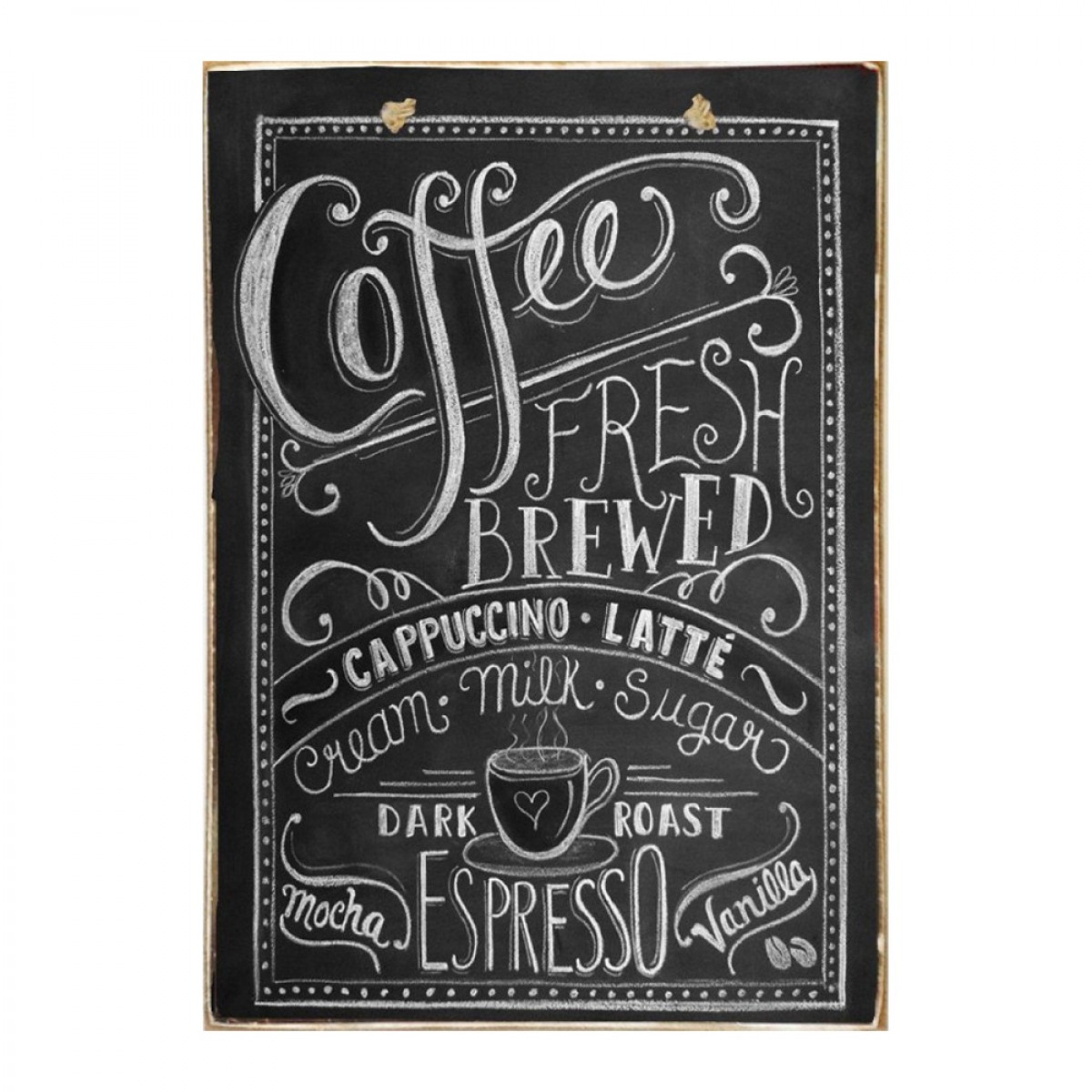 Coffee - Ξύλινος Πίνακας 20 x 30 cm Coffee - Ξύλινος Πίνακας 20 x 30 cm