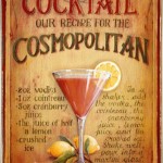 Cosmopolitan -Ξύλινος Πίνακας Χειροποίητος 20 x 30 cm Cosmopolitan -Ξύλινος Πίνακας Χειροποίητος 20 x 30 cm