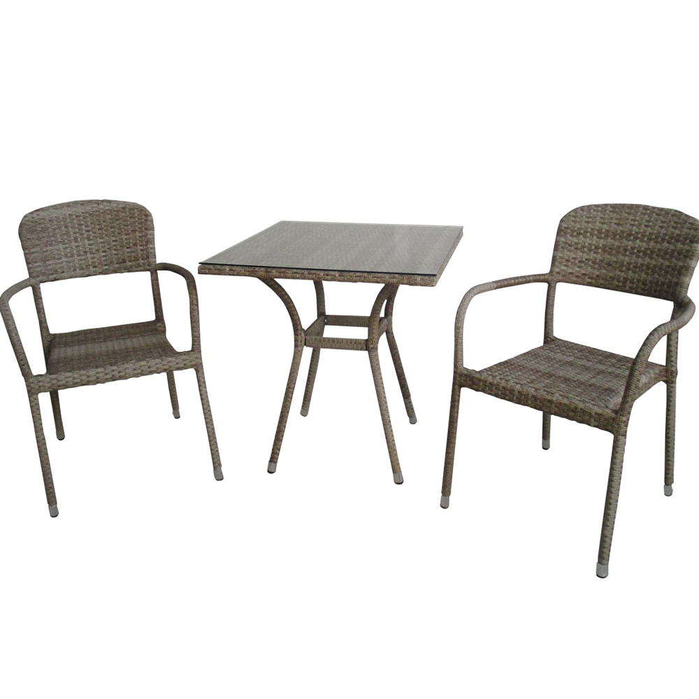 Coffee set τριών τεμαχίων από wicker
