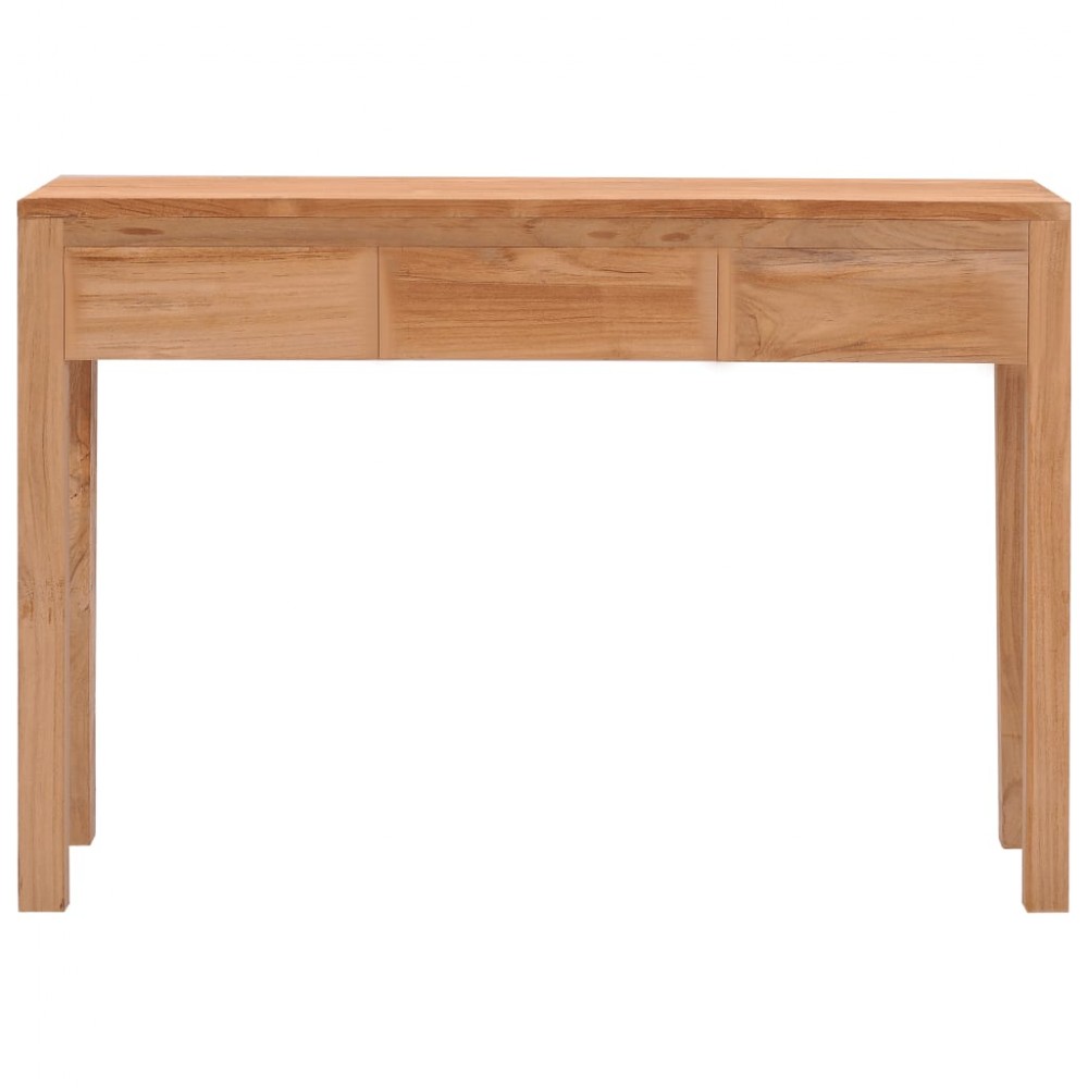 Τραπέζι κονσόλα από μασίφ ξύλο teak 110x35x75 εκ