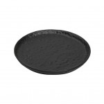 Στρογγυλό πιάτο Lava stoneware σε μαύρο χρώμα σετ των τεσσάρων τεμαχίων 20 εκ Στρογγυλό πιάτο Lava stoneware σε μαύρο χρώμα σετ των τεσσάρων τεμαχίων 20 εκ