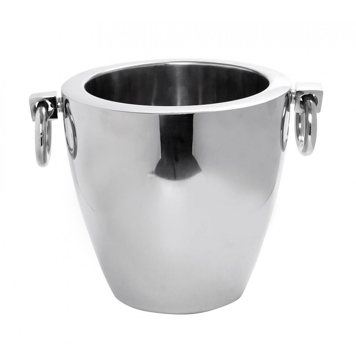 Inox σαμπανιέρα σε ασημί χρώμα 24x23 εκ