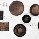 Black Wood πιάτο βαθύ hybrid στρογγυλό σετ σαράντα οκτώ τεμάχια 21 εκ