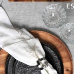 Στρογγυλό πιάτο Lava stoneware σε μαύρο χρώμα σετ των τεσσάρων τεμαχίων 20 εκ Στρογγυλό πιάτο Lava stoneware σε μαύρο χρώμα σετ των τεσσάρων τεμαχίων 20 εκ