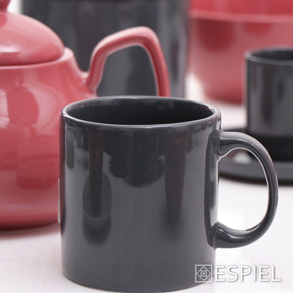 Anthracite Essentials κούπα σε σετ των έξι 9x12x9 εκ