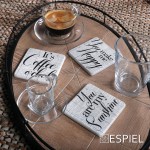 Basic φλυτζανάκι και πιατάκι γυάλινο για εσπρέσο σετ των έξι τεμαχίων 6x5 εκ