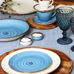 Terra Blue φλυτζάνι και πιατάκι για καφέ σετ των έξι τεμαχίων 220 ml Terra Blue φλυτζάνι και πιατάκι για καφέ σετ των έξι τεμαχίων 220 ml