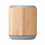 Rugli ασύρματο ηχείο Bluetooth από μπαμπού σε φυσική απόχρωση και λουράκι 6.8x8.1 εκ