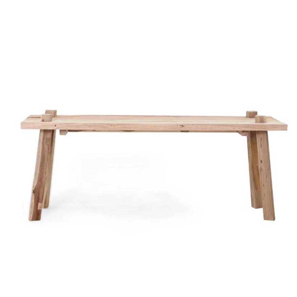 Παγκάκι Wild από από ανακυκλωμένο ξύλο teak 120x32x47.5 εκ
