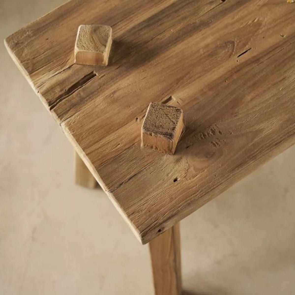  Παγκάκι Wild από από ανακυκλωμένο ξύλο teak 120x32x47.5 εκ