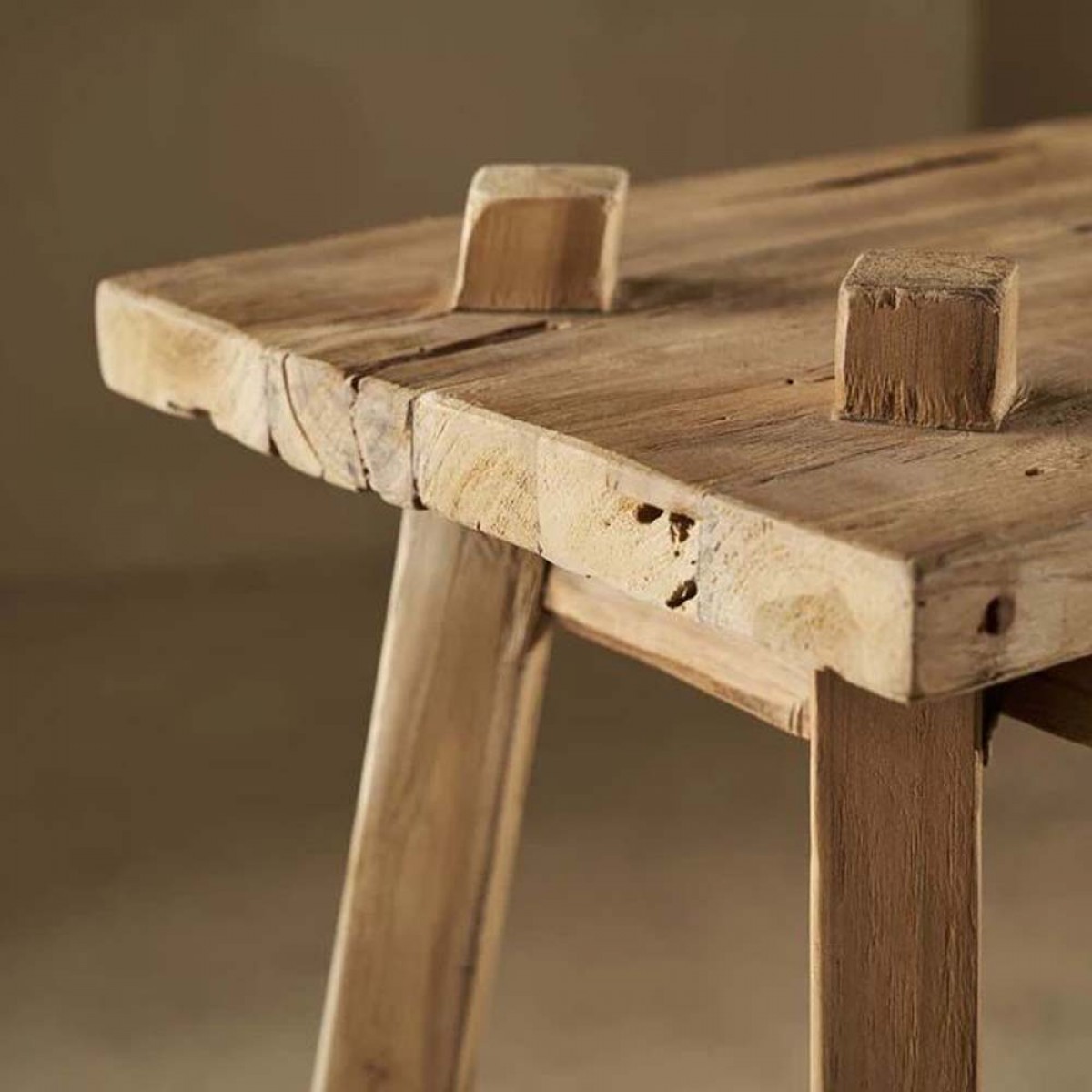  Παγκάκι Wild από από ανακυκλωμένο ξύλο teak 120x32x47.5 εκ