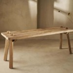  Παγκάκι Wild από από ανακυκλωμένο ξύλο teak 120x32x47.5 εκ