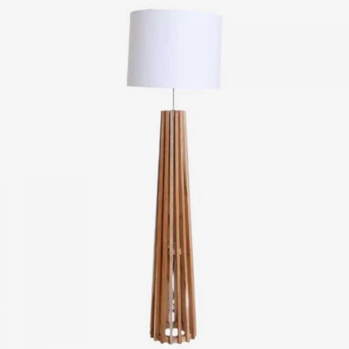 Φωτιστικό δαπέδου Zinani από ξύλο teak 45x145 εκ