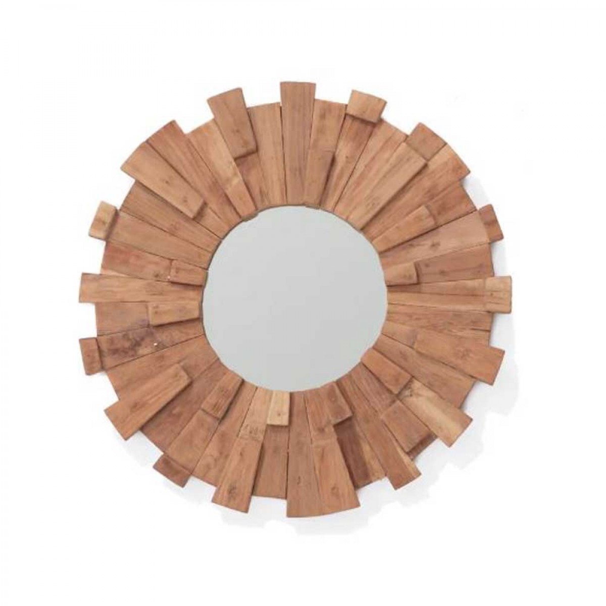 Καθρέφτης Tine από ανακυκλωμένο ξύλο teak 62x3.5 εκ