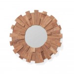 Καθρέφτης Tine από ανακυκλωμένο ξύλο teak 62x3.5 εκ