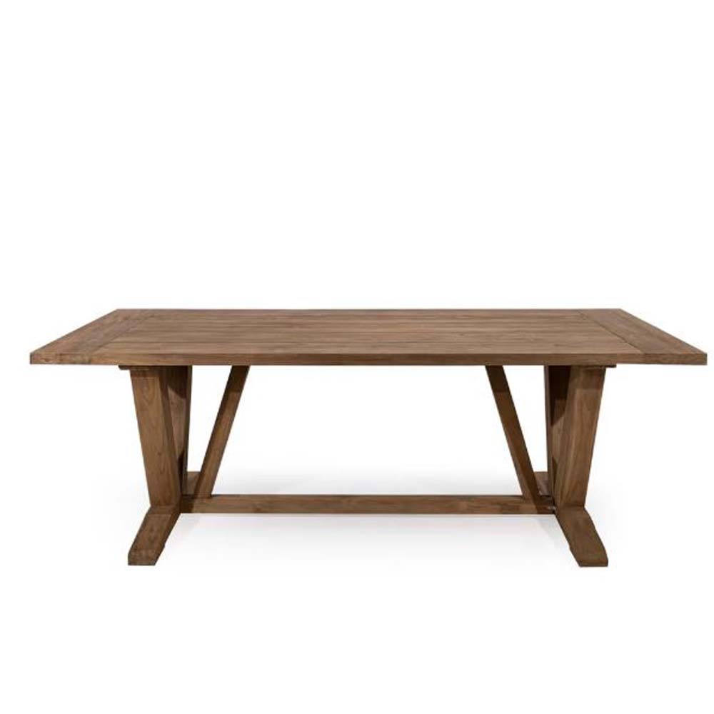 Τραπεζαρία Bamako από ξύλο teak 220x100x78 εκ