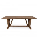 Τραπεζαρία Bamako από ξύλο teak 220x100x78 εκ