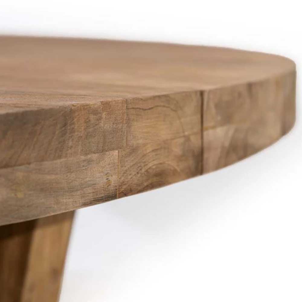 Τραπέζι ροτόντα Wendal από ξύλο teak 140x140x79 εκ