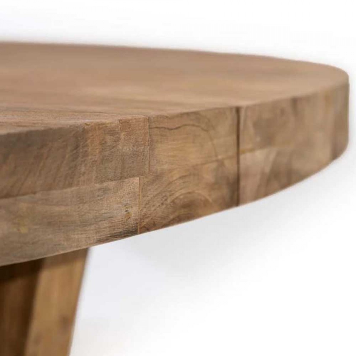 Τραπέζι ροτόντα Wendal από ξύλο teak 140x140x79 εκ