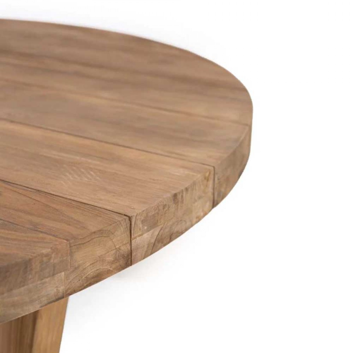 Τραπέζι ροτόντα Wendal από ξύλο teak 140x140x79 εκ