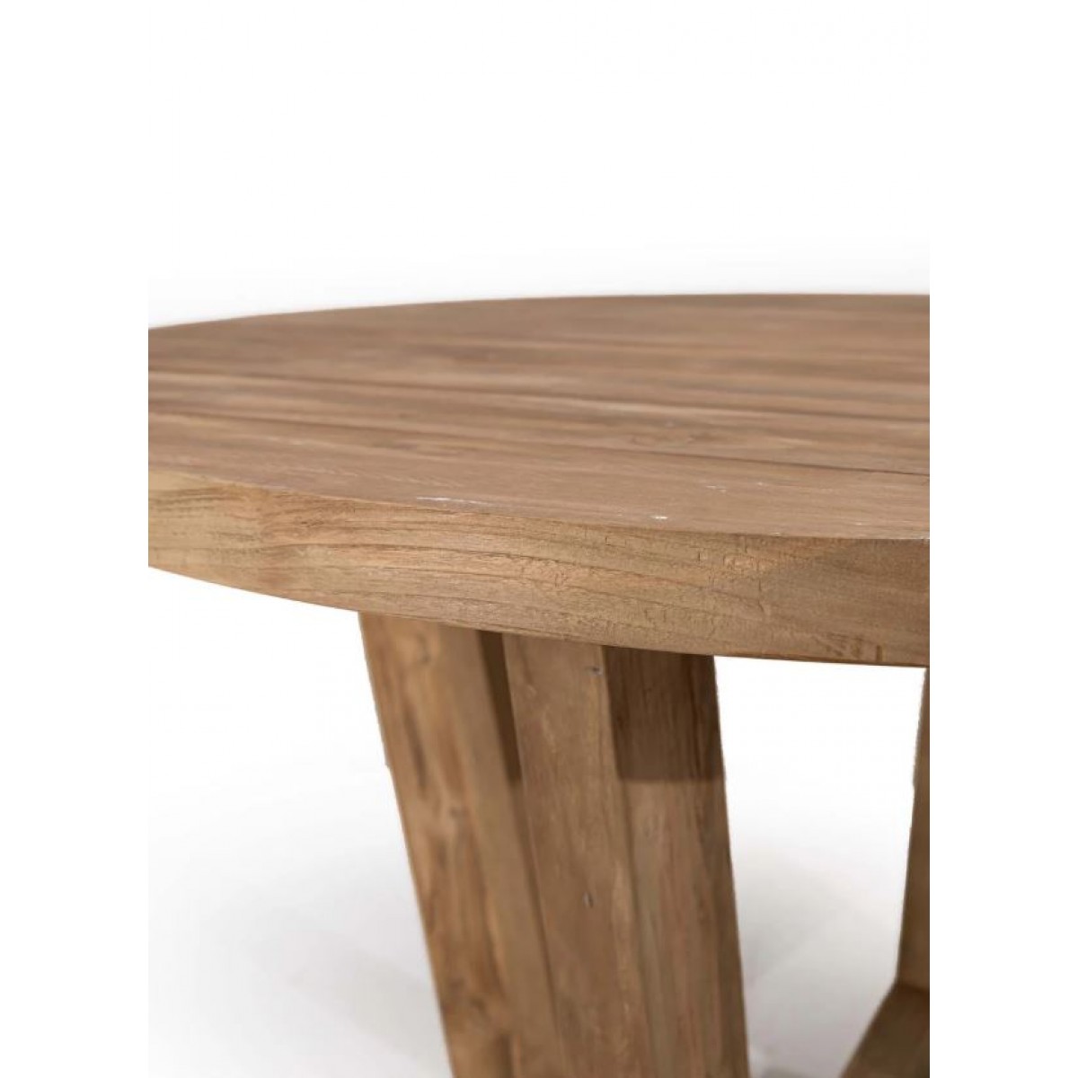 Τραπέζι ροτόντα Wendal από ξύλο teak 140x140x79 εκ