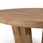 Τραπέζι ροτόντα Wendal από ξύλο teak 140x140x79 εκ
