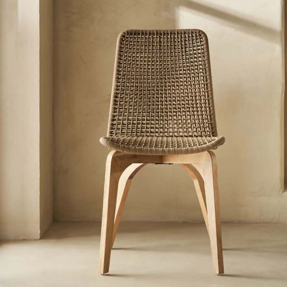 Kαρέκλα Zoe Woody latte 45x57x88 εκ