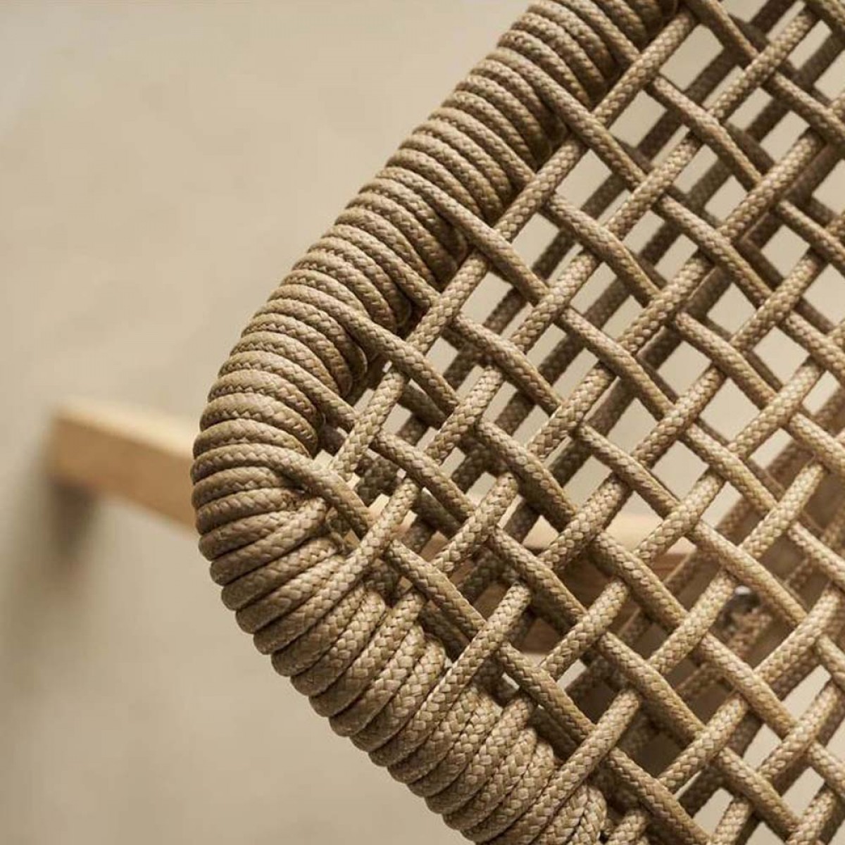 Kαρέκλα Zoe Woody latte 45x57x88 εκ