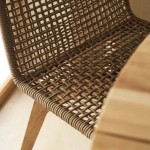Kαρέκλα Zoe Woody latte 45x57x88 εκ