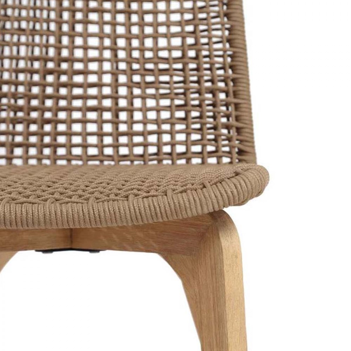 Kαρέκλα Zoe Woody latte 45x57x88 εκ