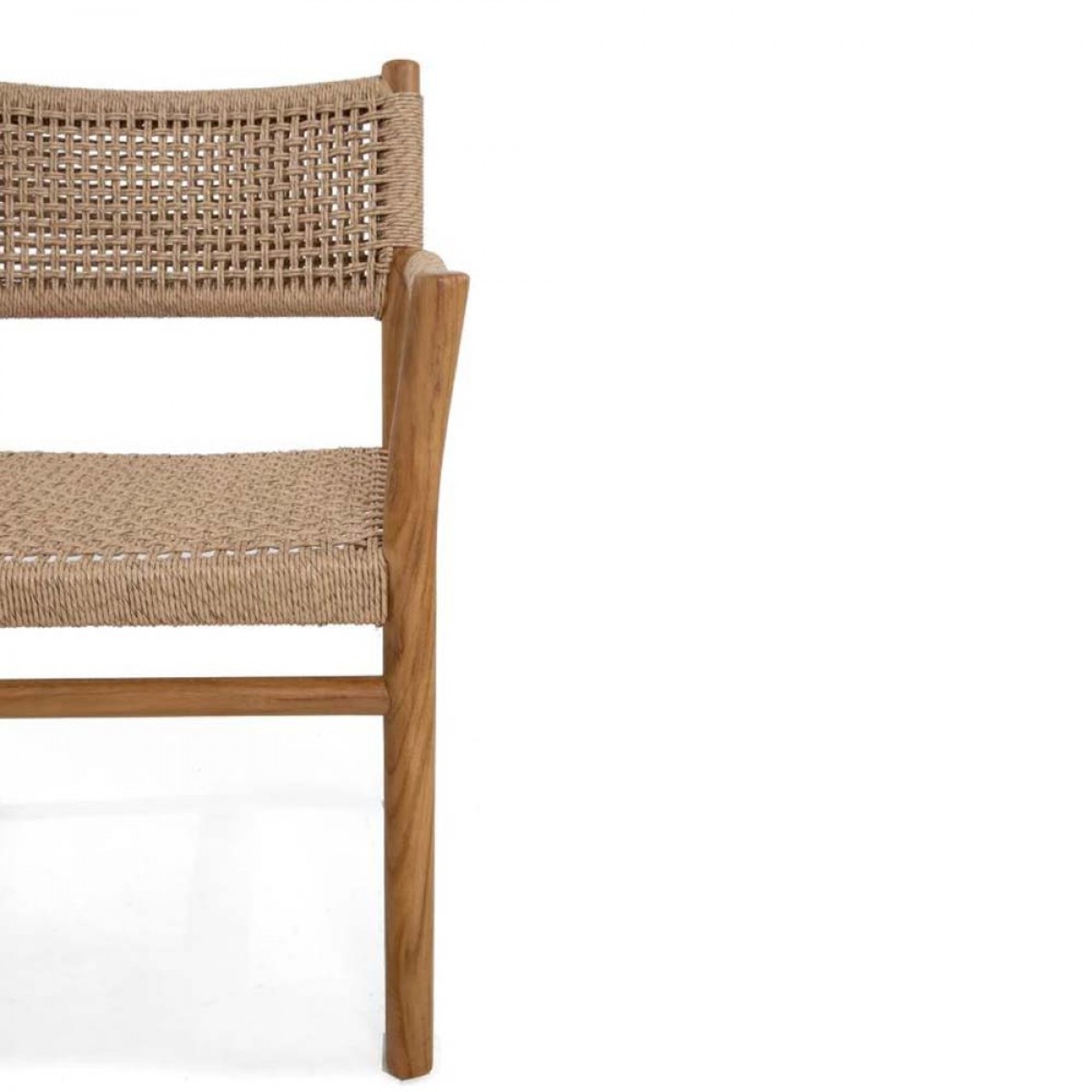 Πολυθρόνα Aloha από ξύλο teak 58x52x85 εκ