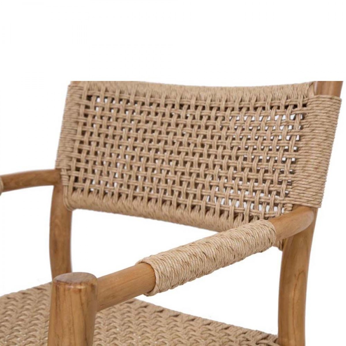 Πολυθρόνα Aloha από ξύλο teak 58x52x85 εκ