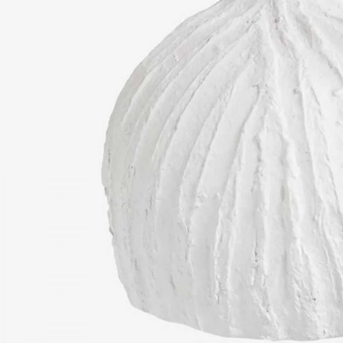 Φωτιστικό οροφής Dezir από paper mache σε λευκό χρώμα 25x25x29 εκ