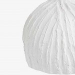 Φωτιστικό οροφής Dezir από paper mache σε λευκό χρώμα 25x25x29 εκ