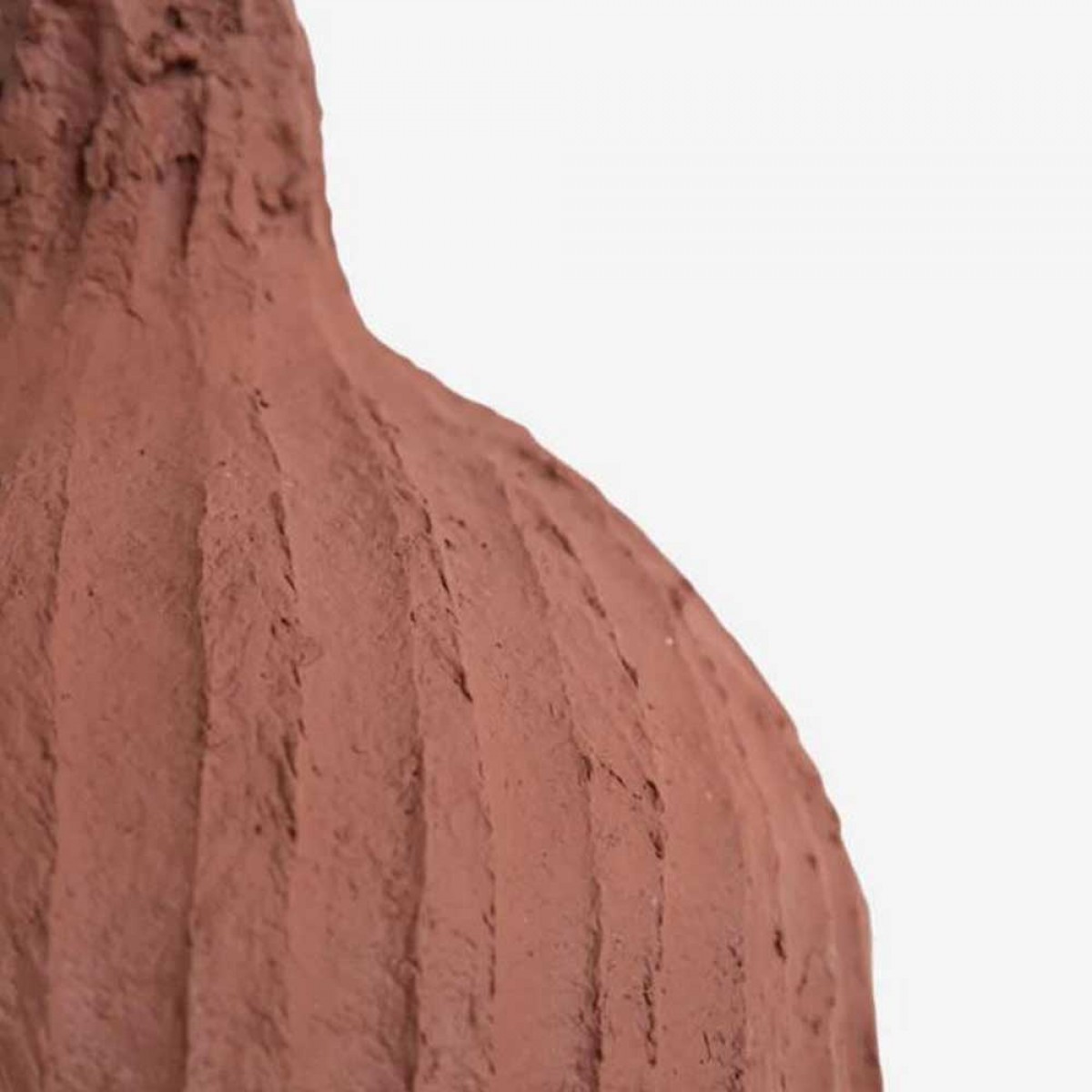 Φωτιστικό οροφής Dezir terracotta από paper mache 25x25x29 εκ