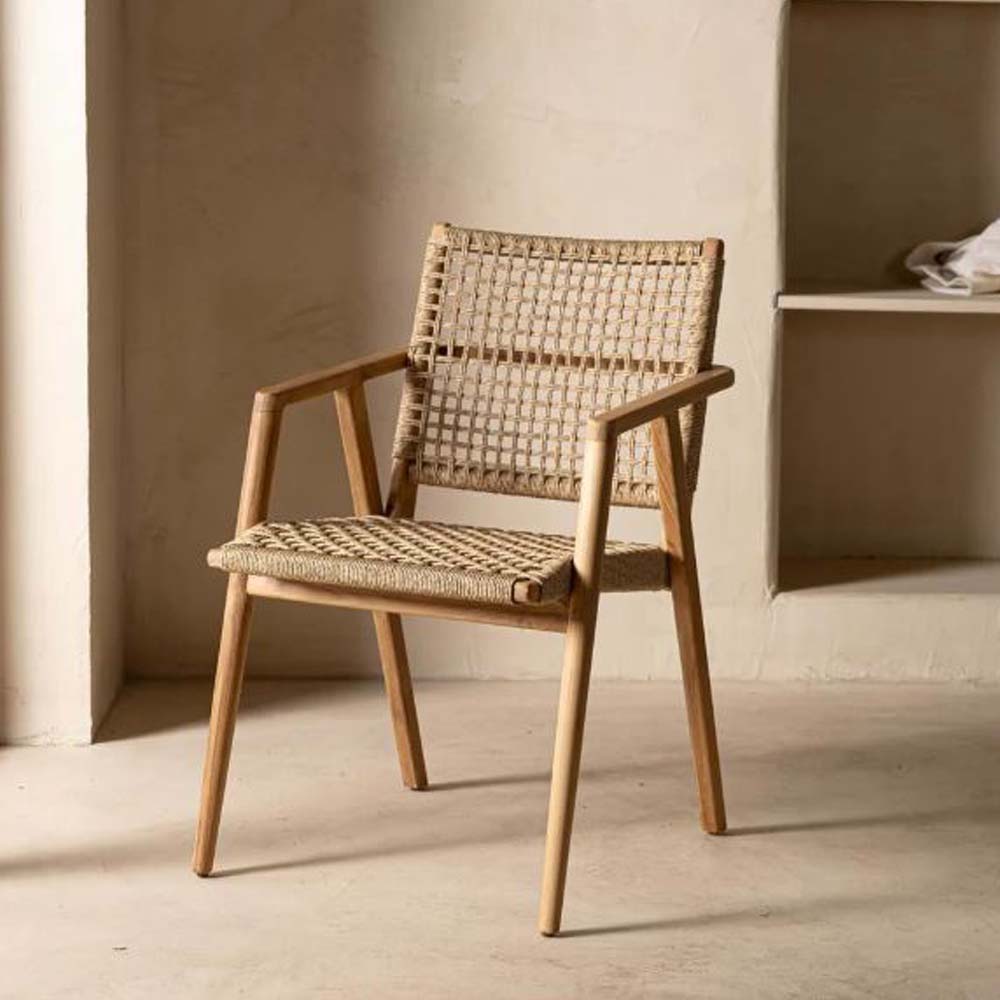 Πολυθρόνα Kimon από ξύλο teak 53x61x81 εκ