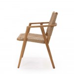 Πολυθρόνα Kimon από ξύλο teak 53x61x81 εκ