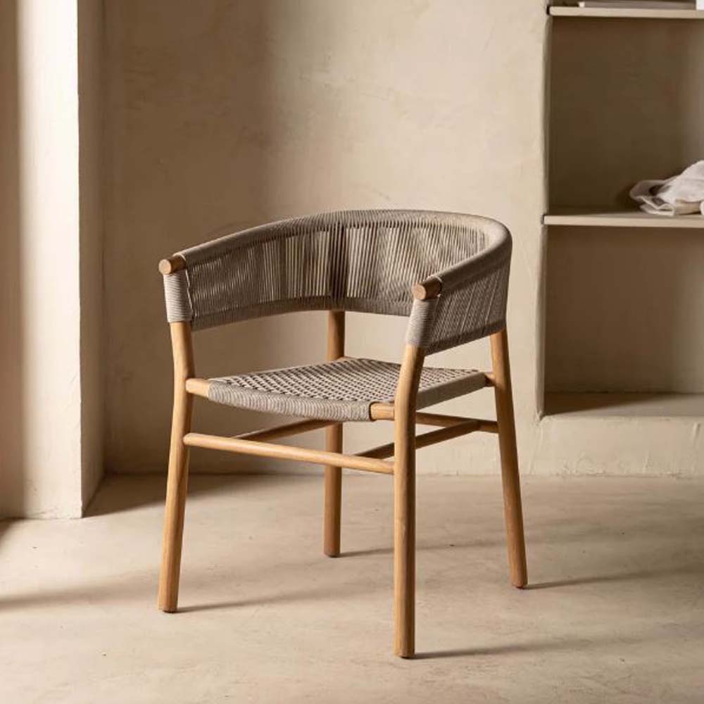 Πολυθρόνα Talinn από ξύλο teak 60x54x75 εκ