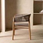 Πολυθρόνα Talinn από ξύλο teak 60x54x75 εκ
