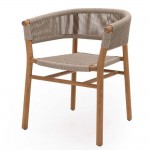 Πολυθρόνα Talinn από ξύλο teak 60x54x75 εκ