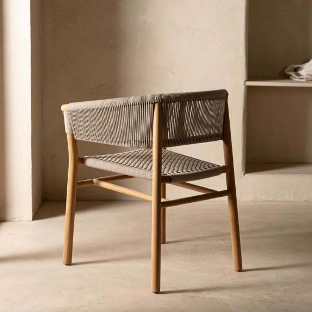 Πολυθρόνα Talinn από ξύλο teak 60x54x75 εκ