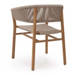 Πολυθρόνα Talinn από ξύλο teak 60x54x75 εκ