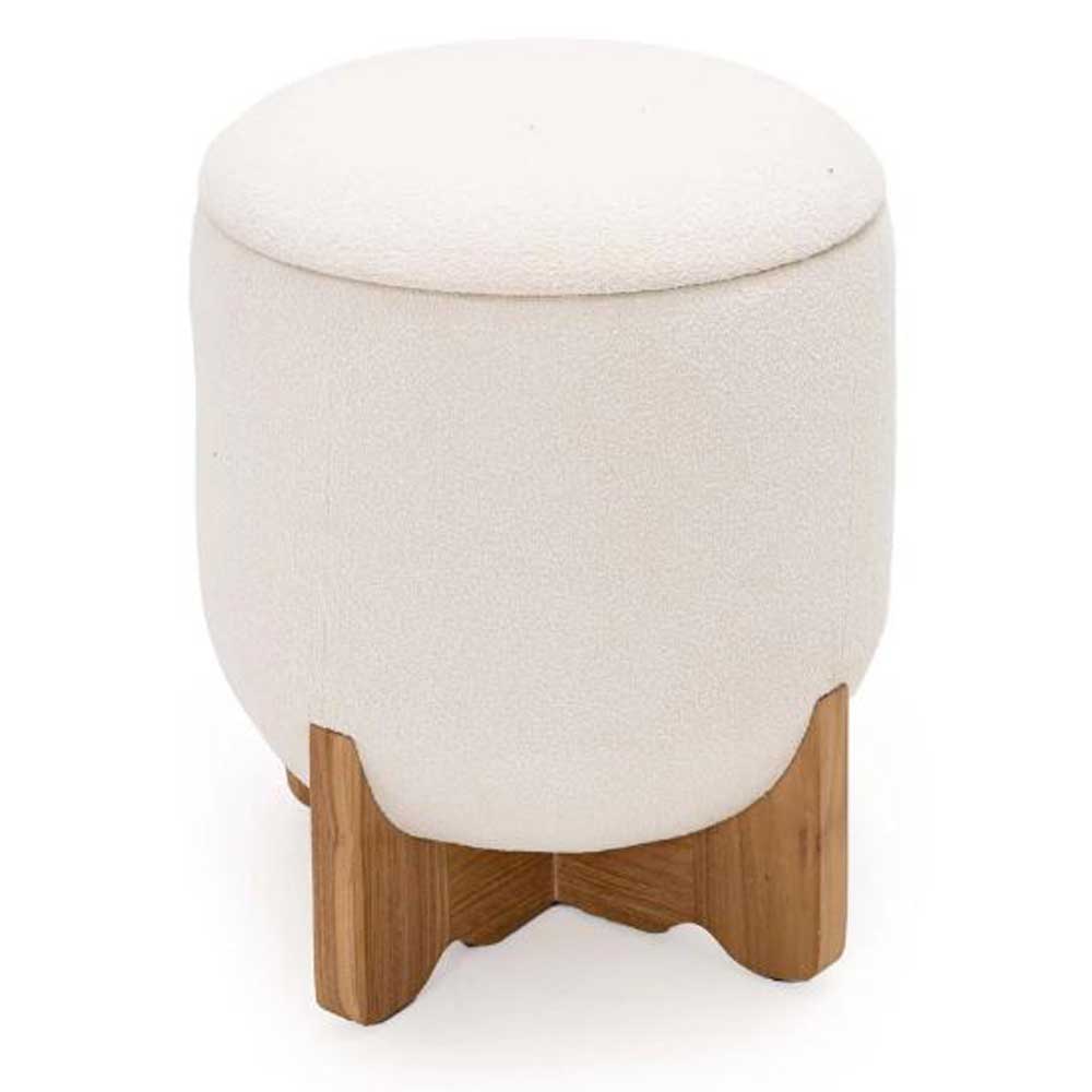 Σκαμπό Verda από ξύλο teak 40x40x47 εκ