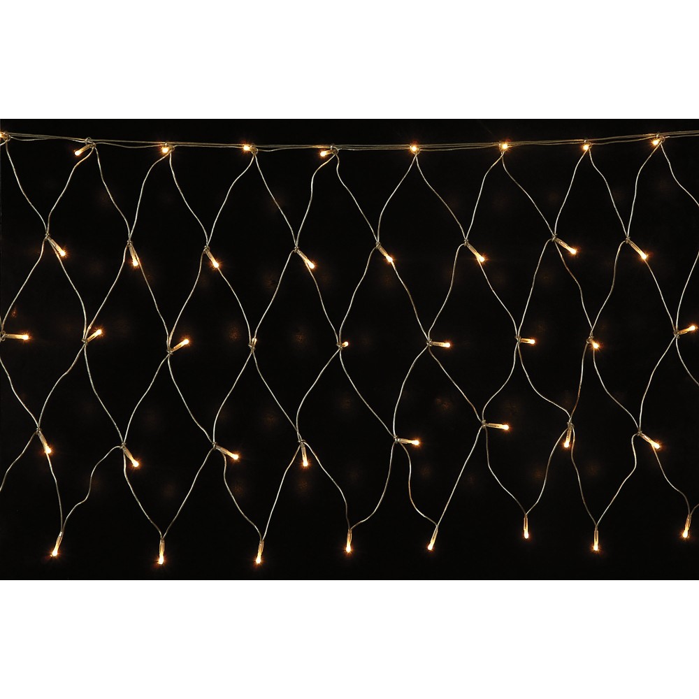90Led σταθερή επεκτεινόμενη συμμετρική κουρτίνα δίχτυ με μετασχηματιστή Ip44 200 x100 EK