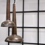Trumpet μεταλλικό κρεμαστό φωτιστικό 30x30x62 εκ