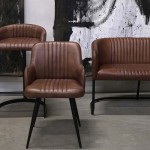 Odense ψηλό σκαμπό μπαρ από δέρμα και μέταλλο 53x51x92 εκ Odense ψηλό σκαμπό μπαρ από δέρμα και μέταλλο 53x51x92 εκ