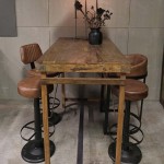 Odense ψηλό σκαμπό μπαρ από δέρμα και μέταλλο 53x51x92 εκ Odense ψηλό σκαμπό μπαρ από δέρμα και μέταλλο 53x51x92 εκ