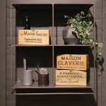 Σετ 3 ξύλινων κουτιών Kashish με vintage επιγραφή & λαβή 30x14x15 εκ Σετ 3 ξύλινων κουτιών Kashish με vintage επιγραφή & λαβή 30x14x15 εκ