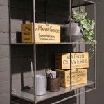 Σετ 3 ξύλινων κουτιών Kashish με vintage επιγραφή & λαβή 30x14x15 εκ Σετ 3 ξύλινων κουτιών Kashish με vintage επιγραφή & λαβή 30x14x15 εκ