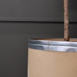 Βιομηχανικό βαρέλι από χαρτόνι με καπάκι 52x52x80 εκ Βιομηχανικό βαρέλι από χαρτόνι με καπάκι 52x52x80 εκ